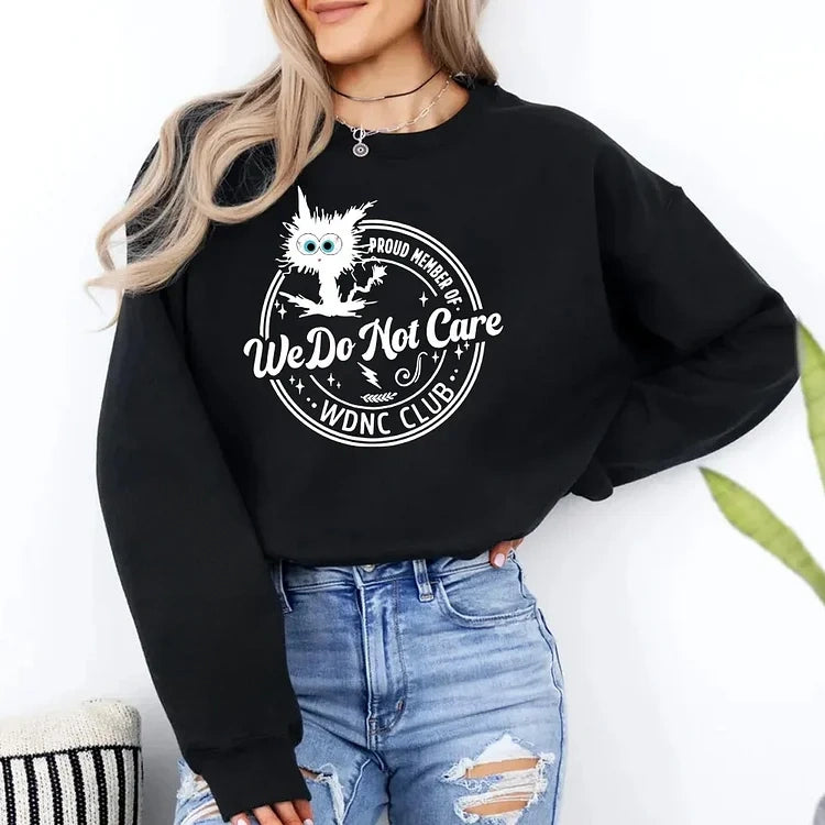 We Do Not Care Club T-shirt, Funny Skeleton Graphic, Vintage Perimenopause Shirt, Funny Shirt, Sweatshirt, Hooide