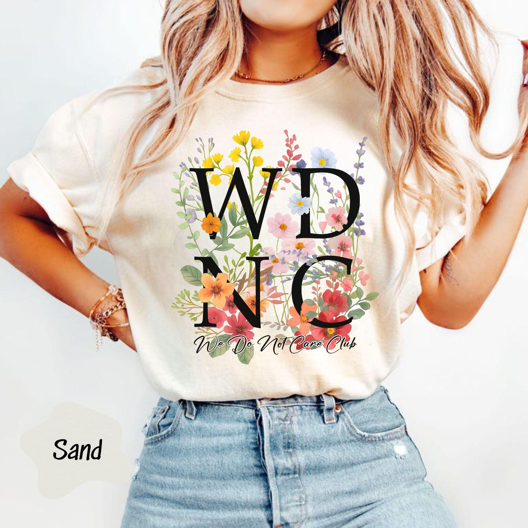 WDNC shirt- We Do Not Care Club, Menopause Perimenopause Women, Menopause Attitude T-shirt |Sweatshirt | Hoodie, Vintage Washed Unisex T-shirt |Sweatshirt | Hoodie, Trending Humor T-shirt |Sweatshirt | Hoodie