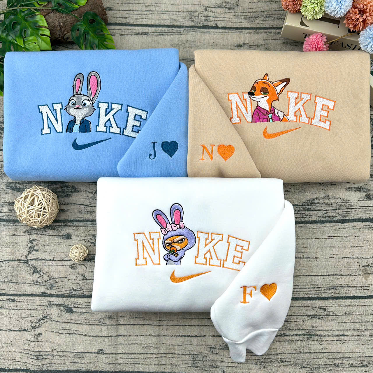 Custom Zoo  Embroidered Sweatshirt