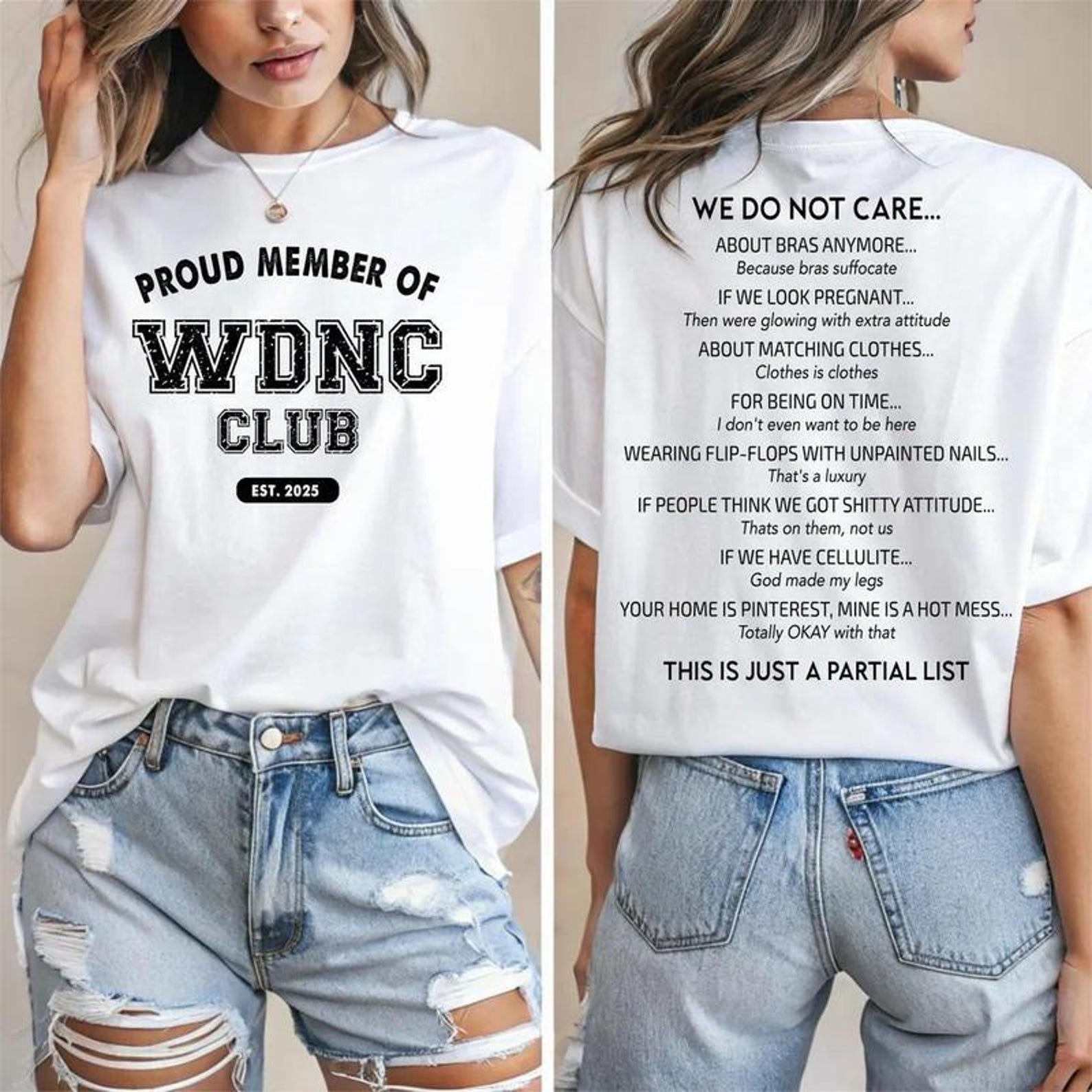 WDNC Club Perimenopause Edition Women T-shirt |Sweatshirt | Hoodie
