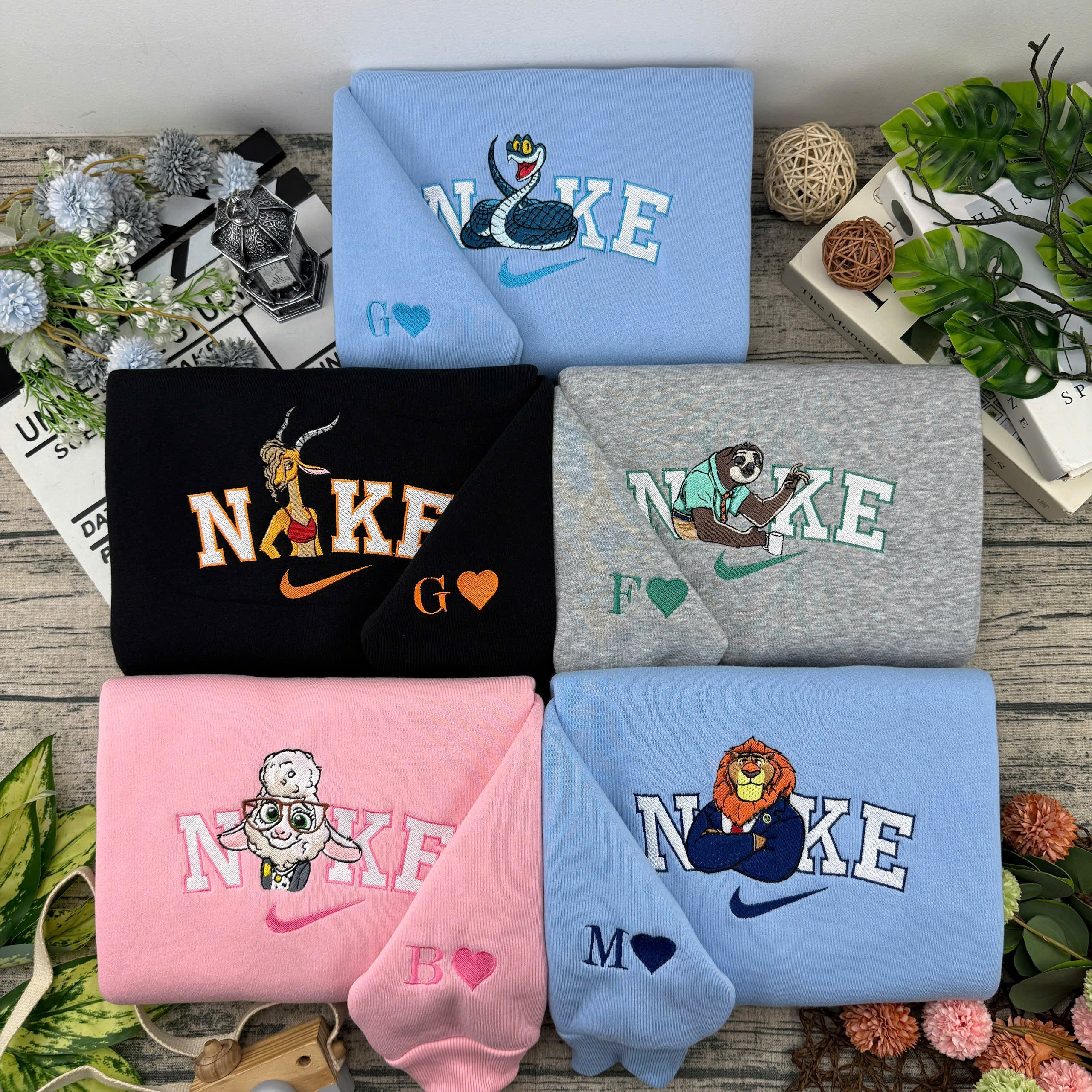 Custom Zoo  Embroidered Sweatshirt